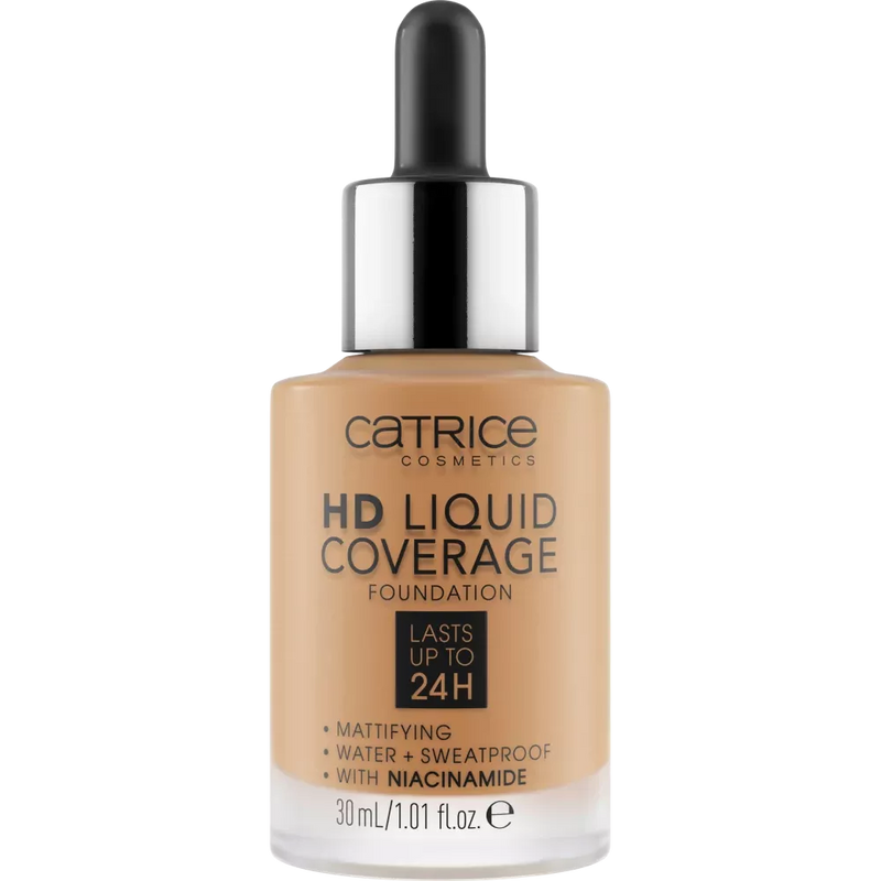 Catrice Foundation Liquid HD Coverage Waterproof 048 Desert Beige, 30 ml