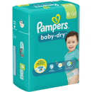 Couches Pampers Baby Dry Gr.6 Extra Large (13-18 kg), 22 pièces.