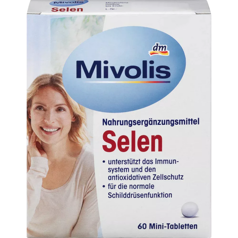 Mivolis Selenium, minitabletten 60 stuks, 9 g