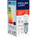 Müller Light Lampe de four 15W 90lm E14 AGL, 1 pièce