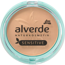 alverde NATURKOSMETIK Gezichtspoeder Matteerpoeder Sensitief Medium Beige 02, 9 g