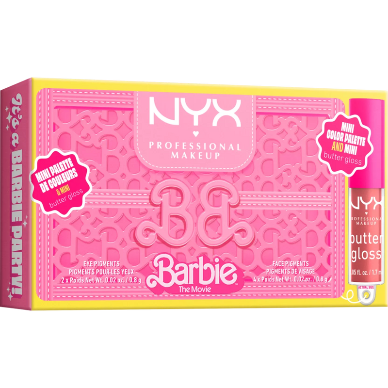 NYX PROFESSIONAL MAKEUP Kleurenpalet Barbie Mini Colour IT'S A BARBIE PARTY! 01, 1 st