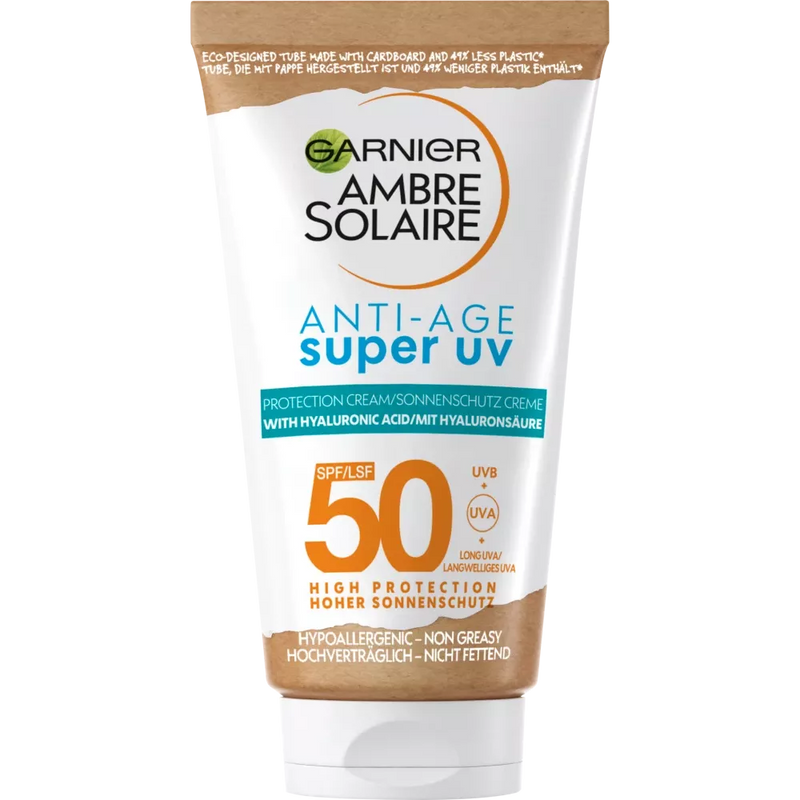 Garnier Ambre Solaire Zonnecrème Gezicht, Anti-Age super UV, SPF 50, 50 ml