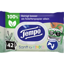 Tempo Vochtige toiletdoekjes Zacht voor kinderen, 42 stuks