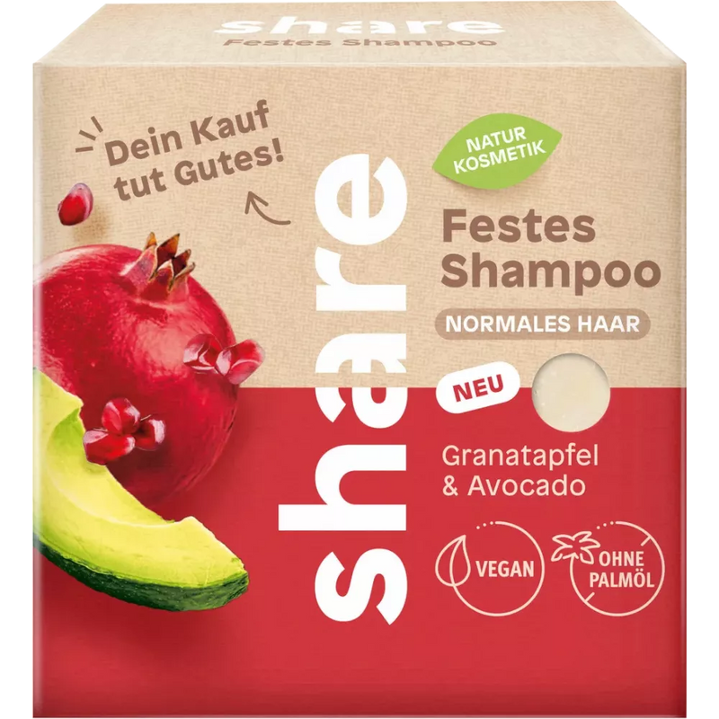 share Solid Shampoo Granaatappel & Avocado, 60 g