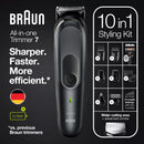 Braun Body Shaver, kit de toilettage 10 en 1 MGK7321, 1 pièce
