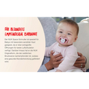 Nuk Fopspeen Space silicone, blauw/groen, maat 2, 6-18 maanden, 2 stuks