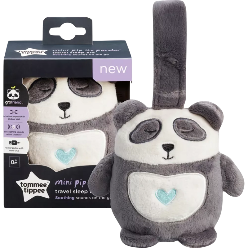 Tommee Tippee Baby Slaaphulp Panda oplaadbaar voor onderweg, 1 stuk