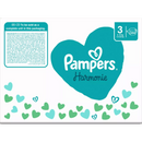 Couches Pampers Harmonie taille 3 Midi (6-10 kg), boîte mensuelle, 204 pièces.