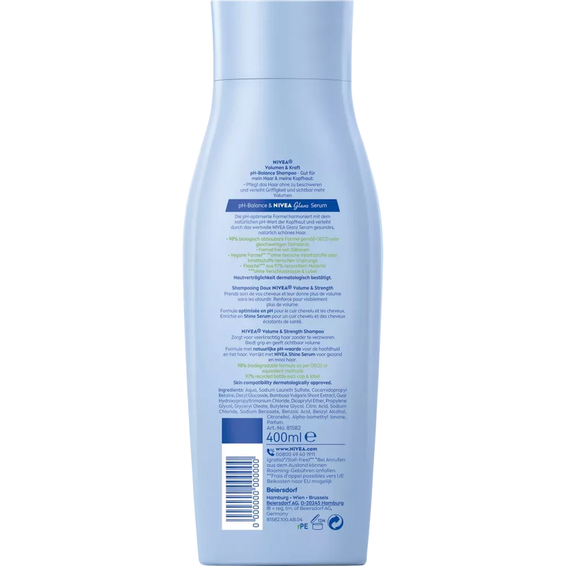 NIVEA Shampoo Volume & Kracht, 400 ml