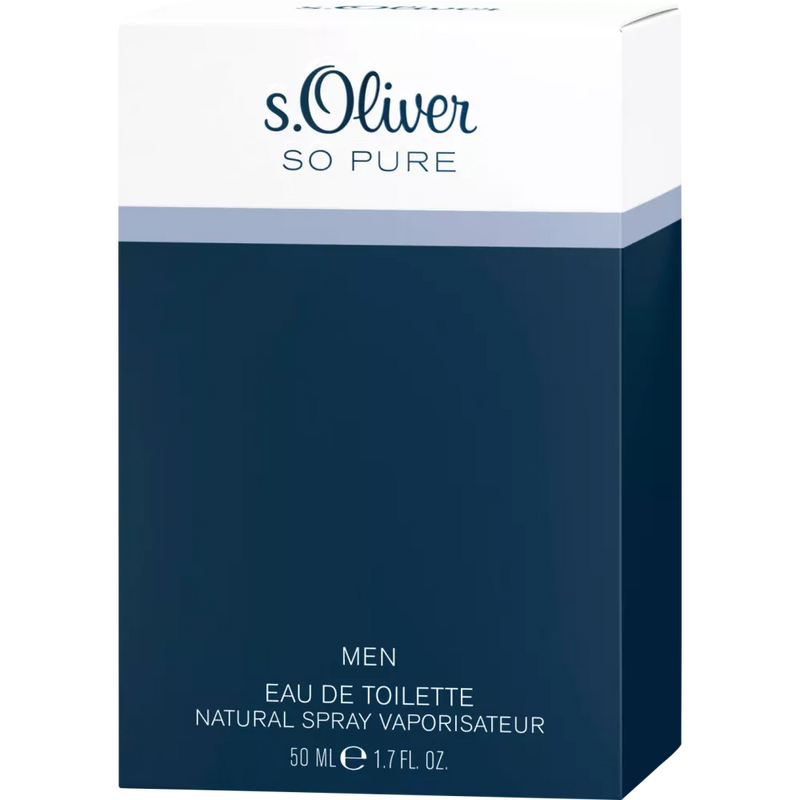s.Oliver Eau de Toilette So Pure Men, 50 ml