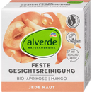 alverde NATURKOSMETIK Nettoyant visage solide pour tous types de peau, 75 g