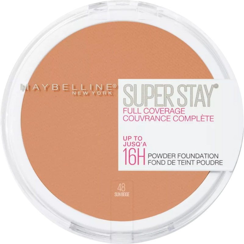 Maybelline New York Gezichtspoeder Full Coverage Super Stay 16h sun beige 48, 9 g