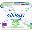 always Ultra pad Cotton Protection Long met vleugels, 10 stuks
