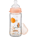 Biberon Babylove en verre à col large, rose, dès la naissance, 240 ml, 1 pièce