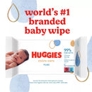 Huggies Lingettes humides Pure Extra Care (3 x 56 pièces), 168 pièces