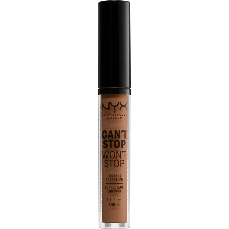 NYX PROFESSIONAL MAKEUP Concealer Can't Stop Won't Stop Contour Cappuchino 17, 3.5 ml