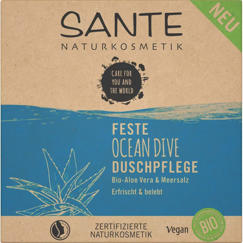 Sante Solid Shower Ocean Dive, 80 g