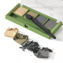 alverde NATURKOSMETIK Palette de Fards à Paupières 85 Vert Galactique, 4 g