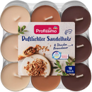 Lampes parfumées Profissimo Santal, 18 pièces