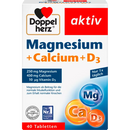 Doppelherz Magnesium + Calcium + Vitamine D3 Tabletten 40 stuks, 79,2 g