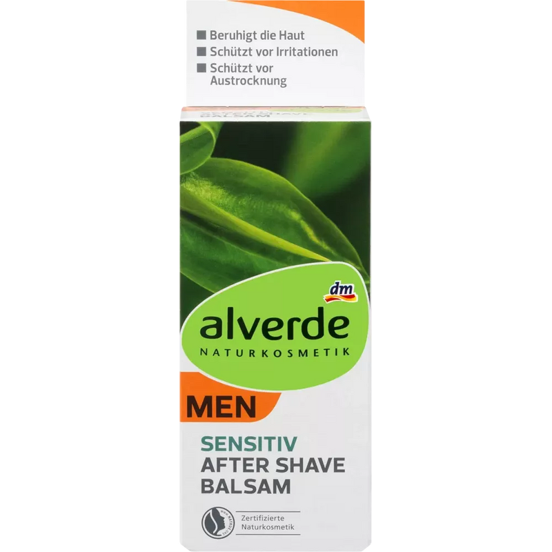 alverde MEN After Shave Balm Sensitive, 75 ml