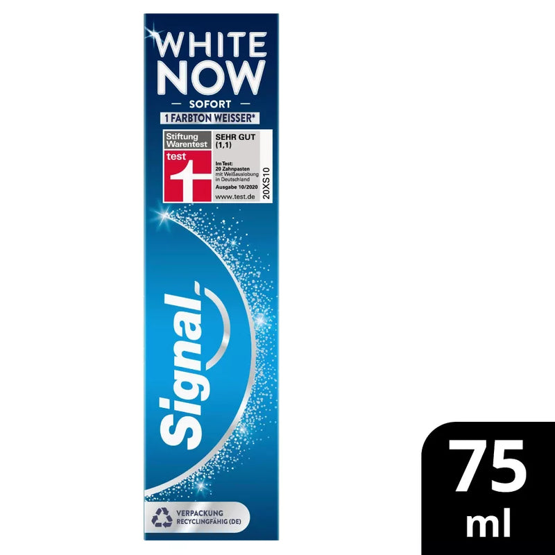 Signal Tandpasta white now, 75 ml