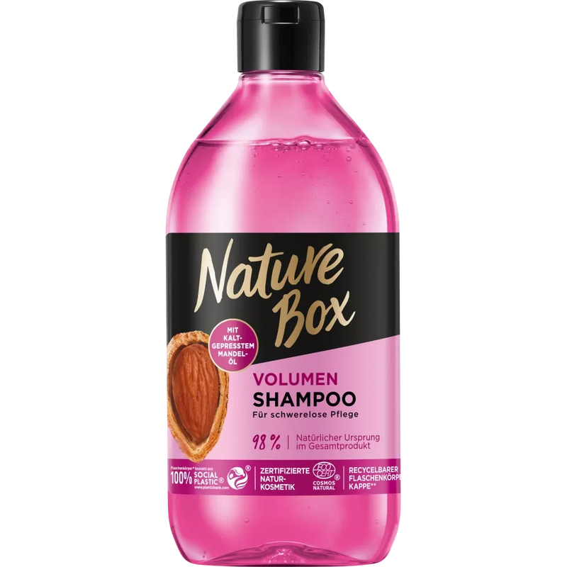 Nature Box Shampoo Volume met Amandelolie, 385 ml