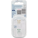 Sucette en silicone babylove, symétrique, jaune/vert, taille 3, à partir de 16 mois, 2 pièces.