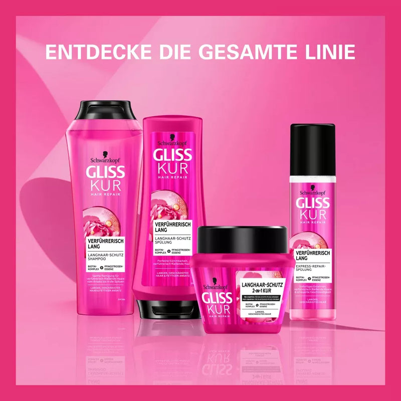 Schwarzkopf Gliss Kur Shampoo Verleidelijk Lang, 250 ml