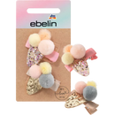 ebelin Haarclips ijshoorntje, 2 stuks