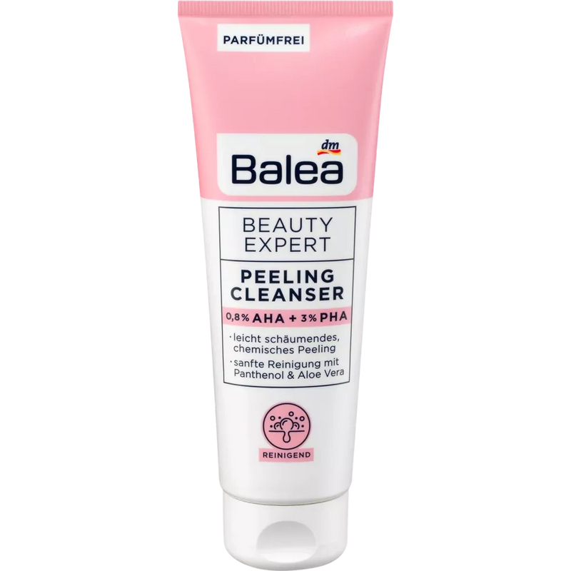 Balea Beauty Expert Peeling Cleanser 0,8% AHA & 3% PHA, 125 ml