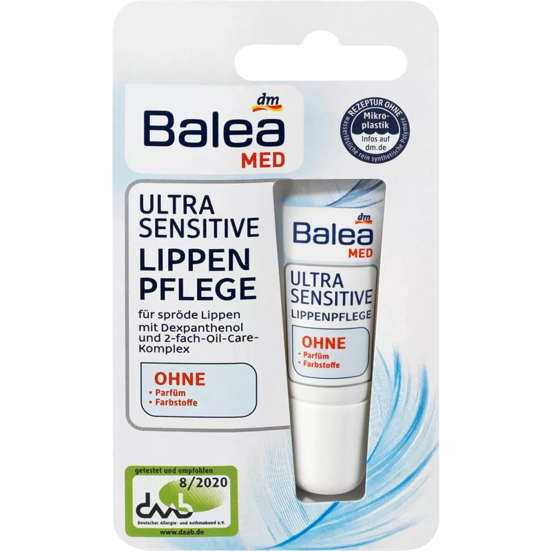 Balea MED Lipverzorging Ultra Sens., 9 ml