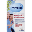 Mivolis Acide folique 800 + vitamines B, comprimés 60 pièces, 19 g
