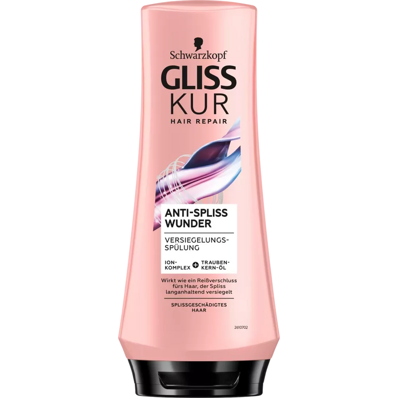 Schwarzkopf Gliss Kur Conditioner Anti-Spliss Miracle, 200 ml