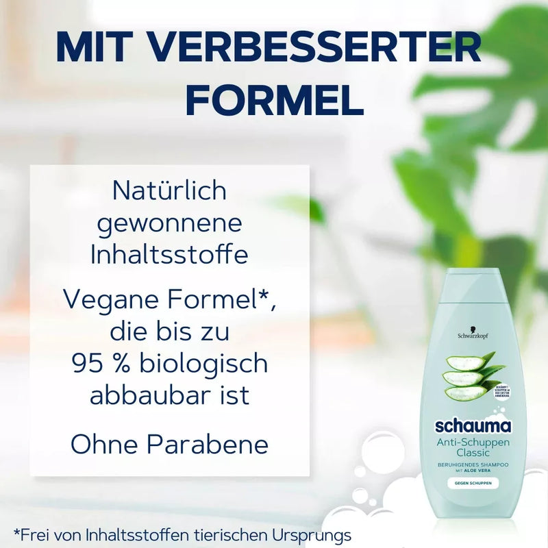 Schwarzkopf Schauma Shampoo anti-roos Classic, 400 ml