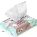 Sanft&Sicher Vochtig toiletpapier Deluxe Sensitive navulverpakking, 50 stuks.