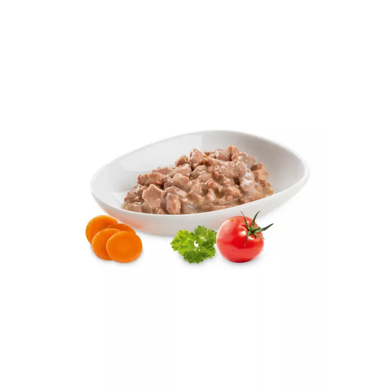 Dein Bestes Katten Natvoer, kleine maaltijd, zakje met fijne brokjes in saus, 6 x 50g, 300 g
