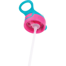 Nuby Rietjesbeker Tritan Reflex, roze, 360 ml, 1 stuk