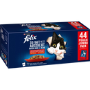 Felix Nourriture humide pour chats, adulte, diverses saveurs de la campagne en gelée, multipack (44 x 85g), 3,74 kg