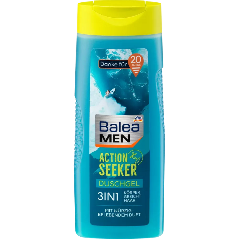 Balea MEN Douchegel 3in1 Actiezoeker, 300 ml