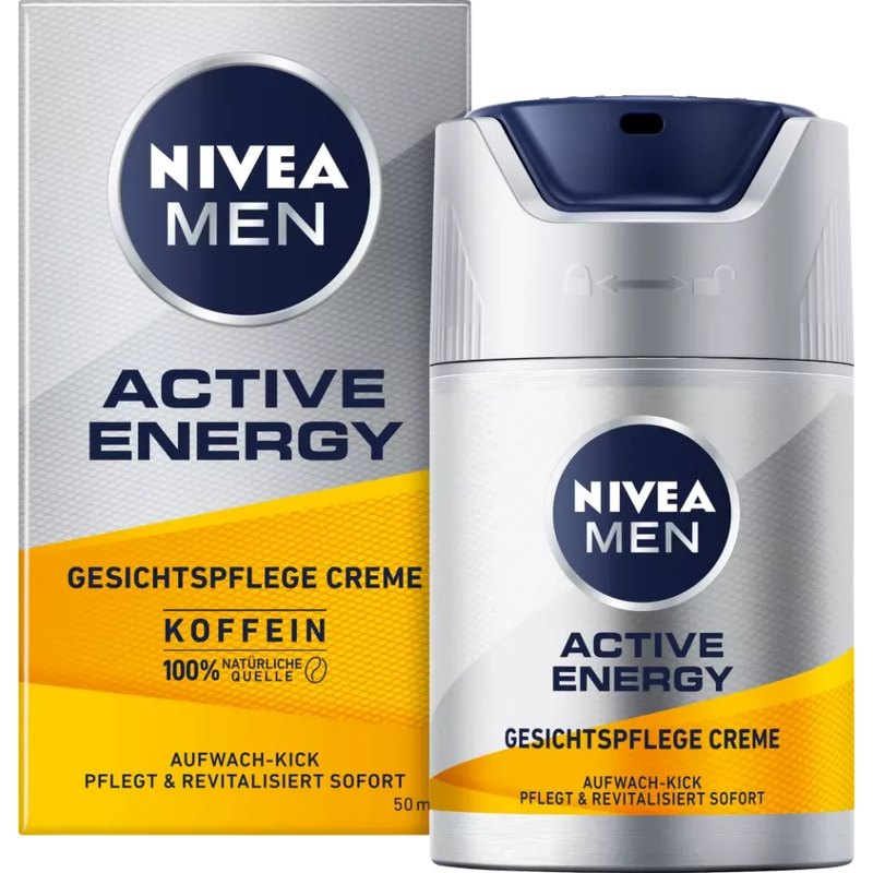 NIVEA MEN Active Energy Gezichtsverzorgingscrème, 50 ml