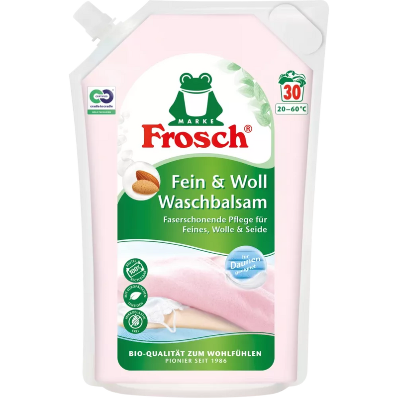 Frosch Fijnwasmiddel & wolwasmiddel vloeibaar, 30 Wl