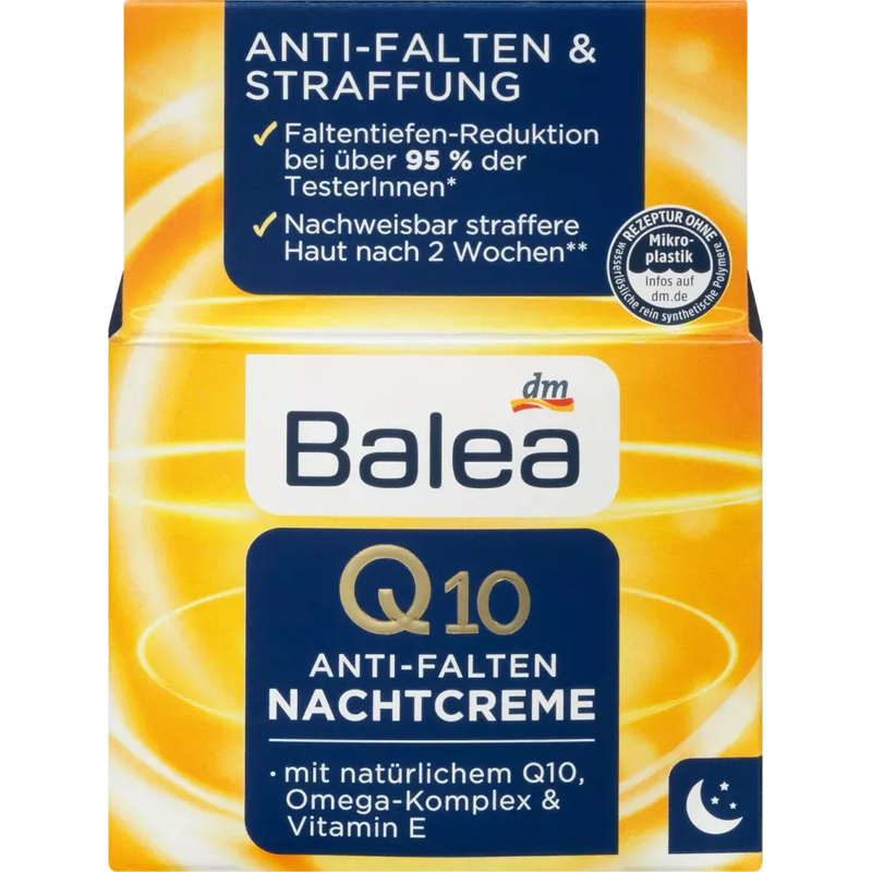 Balea Q10 Anti-rimpel nachtcrème, 50 ml
