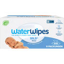 WaterWipes Lingettes Bio - 9 x 60 pièces - 540 lingettes