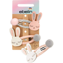 Pinces à cheveux ebelin lapin, 2 pièces