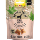 GIMDOG Dog Snack, Train &amp; Treat avec Krill &amp; Chanvre, 125 g