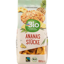 dmBio Gedroogd fruit, stukjes ananas, 100 g