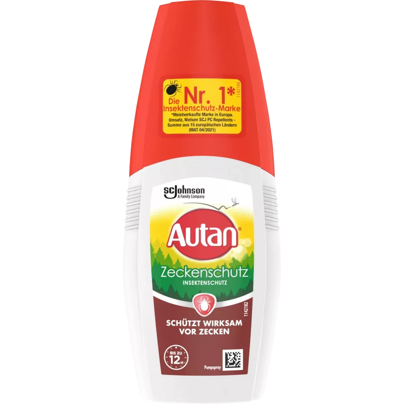 Autan Insectenspray Protection Plus, bescherming tegen teken, 100 ml