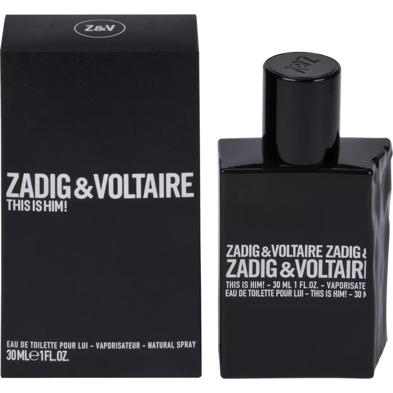 Zadig & Voltaire Eau de Toilette This is Him!, 30 ml